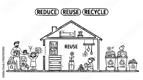 Eco Friendly Living Symbols