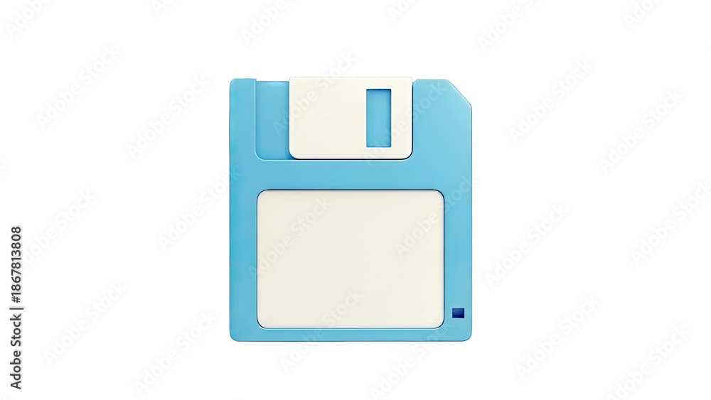 Fototapeta premium Blue Floppy Disk