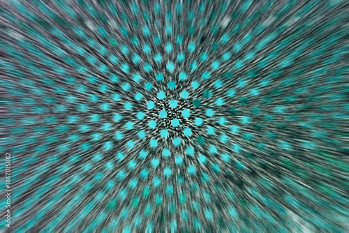 Circular,soft,blur color transitions turquoise and black.Conceptual illustration background