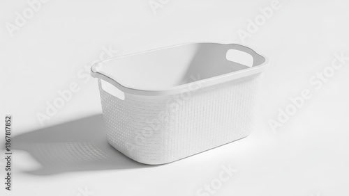 Minimalist Woven Basket Mockup