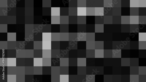 Abstract mosaic blur censored animation 4K