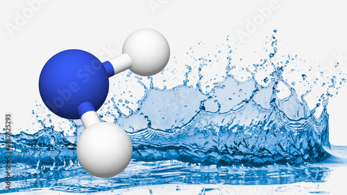 water molecule shape, v shape