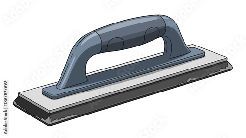 Trekking pole illustration for outdoor hiking and adventure activities.