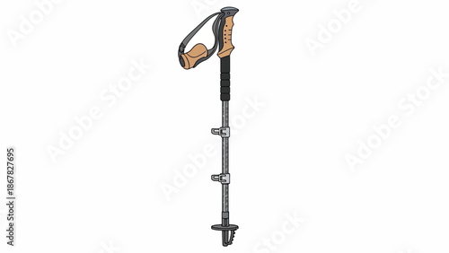 Professional hot glue gun with flexible hose and plug