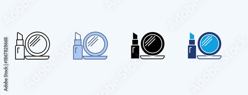 Cosmetic Multiple Icon Illustration Vector