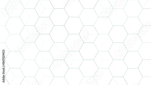 Subtle White Hexagon Geometric Pattern Background Texture