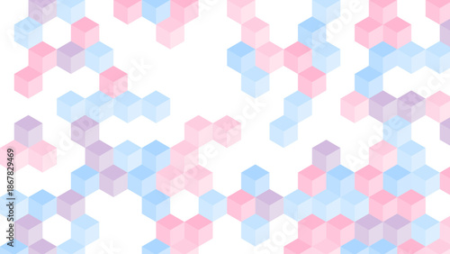 Pastel Cubes Abstract Background Texture for Modern Designs