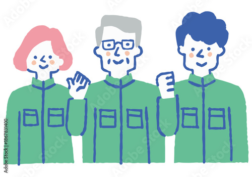 Multigenerational Workers United on the Job Site_Color