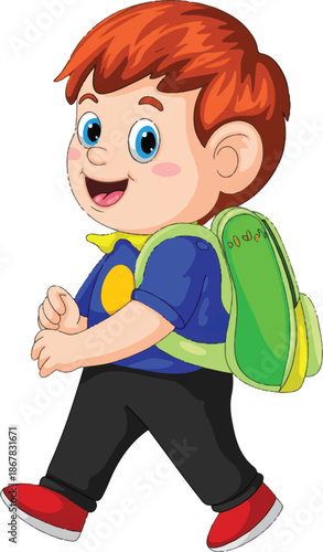 cartoon boy with a ball