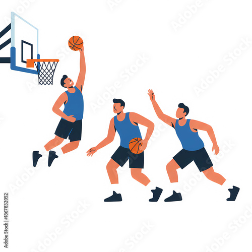 basketball player silhouette vector