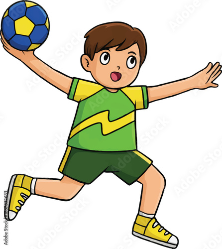 boy playing soccer