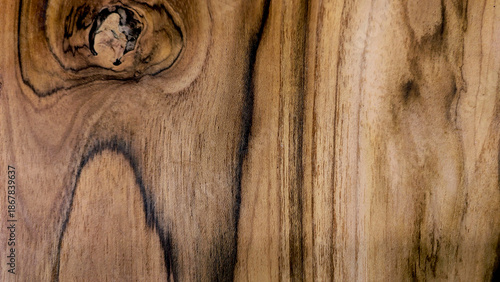 Tableau sur toile Natural wooden texture background featuring detailed wood grain patterns and warm organic tones