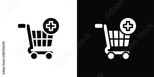 Medical Supplies Icon Set Black And White