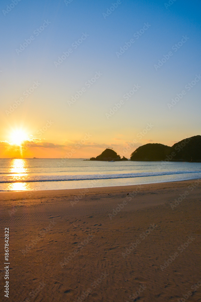 Fototapeta premium 伊豆・弓ヶ浜 夜明け