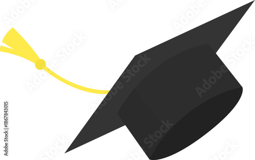 Black graduation cap