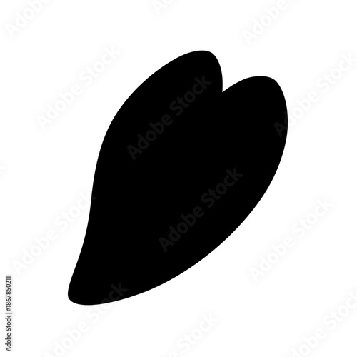 桜の花びらのアイコン_ベクターイラスト