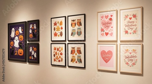 vector illustration of a vintage christmas card