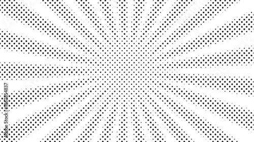 太陽　スクリーントーン　網点　シルエット　背景