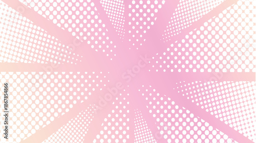 春　スクリーントーン　網点　ピンク　背景