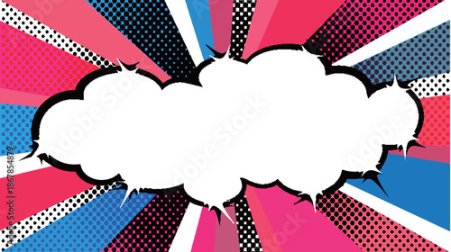 春　スクリーントーン　網点　ピンク　背景