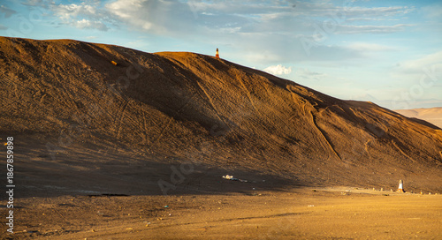 sunset in the mountains