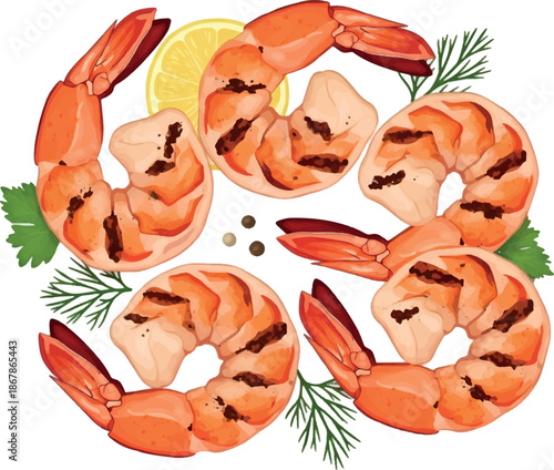 shrimp prawn seafood food cuisine.