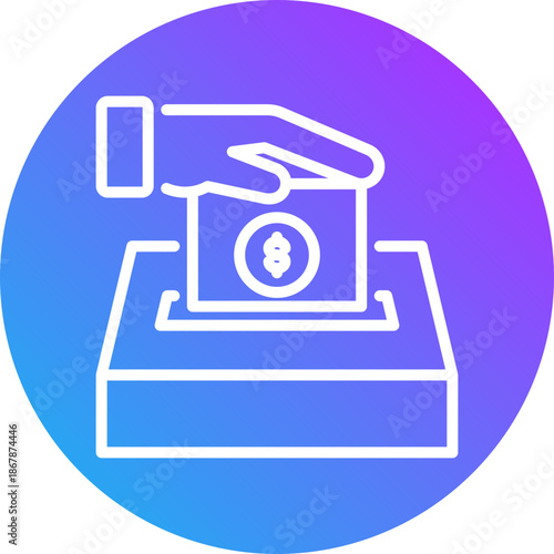 Elections icon for dishonesty , website, application, printing, document, poster design, etc