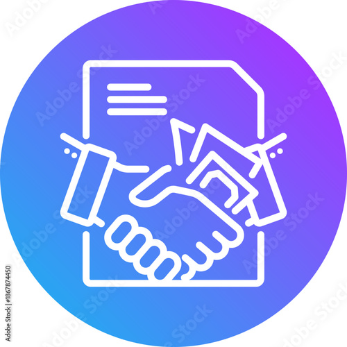 Bribery icon for dishonesty , website, application, printing, document, poster design, etc
