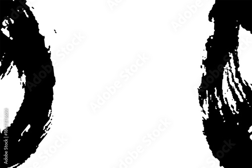 墨筆タッチの背景素材