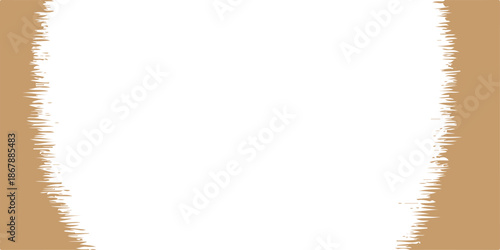 An abstract 3d black border frames a blank piece of old paper texture with a hand holding the sign for business animation