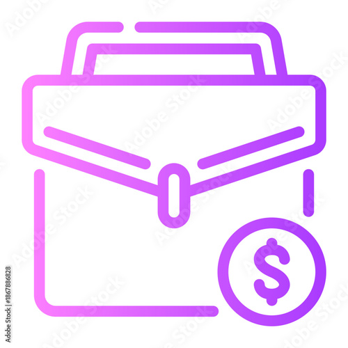 money gradient icon