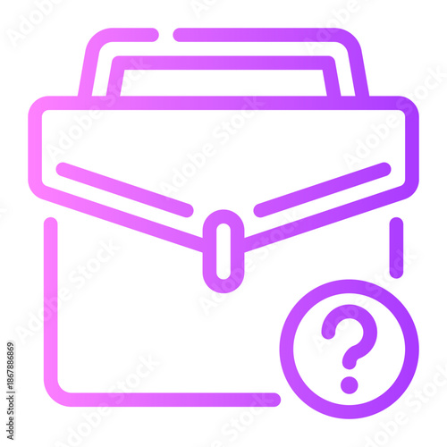 question gradient icon