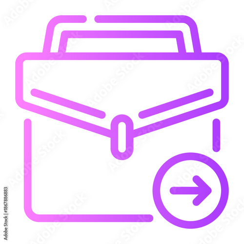 right arrow gradient icon