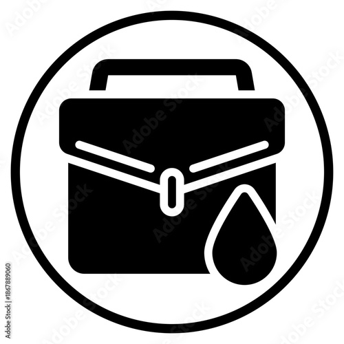 liquidity glyph icon