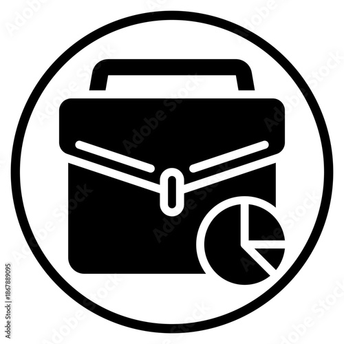 pie chart glyph icon