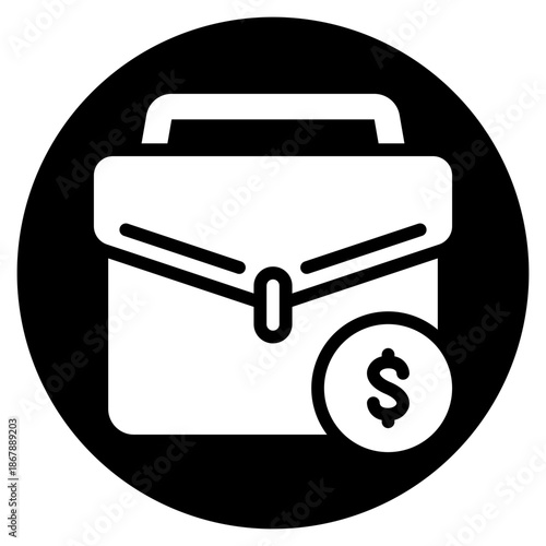 money glyph icon