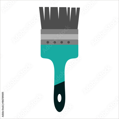 Flat Vector Paint Brush Tool