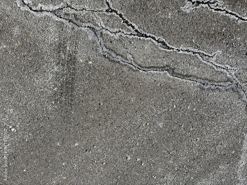 Texture Series - Cracked Parking Lot in Winter Texture