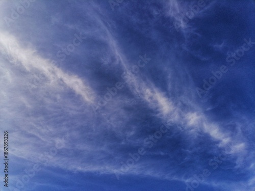 clouds in the blue sky