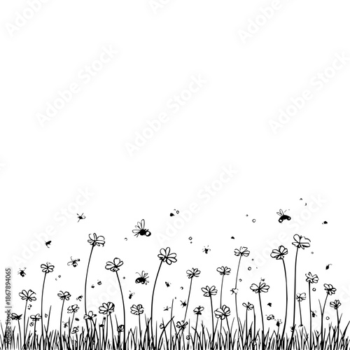 Abstract Black Background with Copy Space, a Deep Void