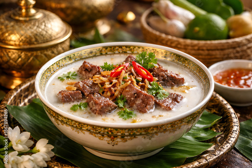 Salted Beef in Coconut Milk