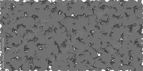 Industrial Grey Stone Texture with Organic Erosion Details and High Contrast Pitted Surface Design