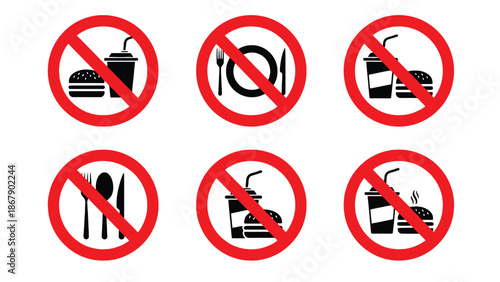 No eating or drinking allowed signs prohibited