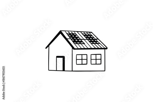 3d house icon with a small residential building model featuring a red roof and window isolated on white background for real estate property business and housing construction symbol