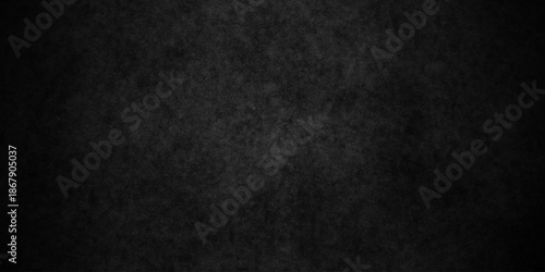 Black charcoal wall Stone concrete texture grungy backdrop background. dark grey black slate texture background. Black texture chalk board and black board.