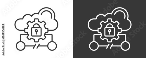 Security Icon Set Vector Collection Isolated In Black And White
