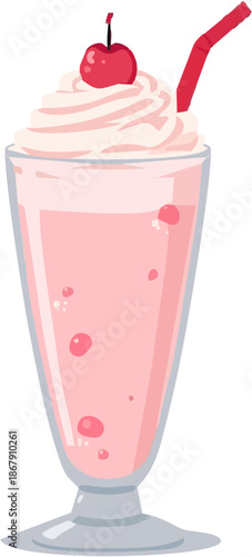 Cute vector illustration of a...