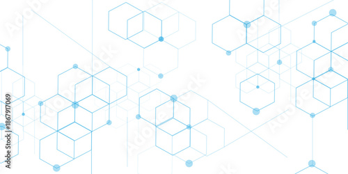 abstract geometric blue texture background. blue hexagon 3D background texture. 3d rendering illustration. Clear pattern abstract background hexagon .Futuristic abstract banner.	