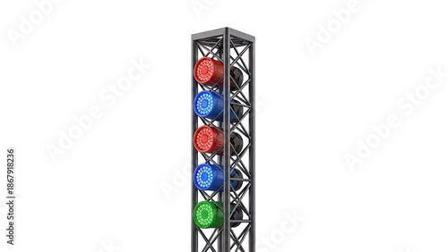 Truss Tower with RGB Stage Lights