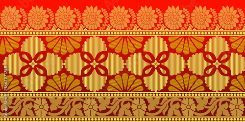 beautiful graphic saree design and this sari design is in Indian style which is for textile fashion industry and it can be used as wallpaper backdrop and website bg this style is originated in india